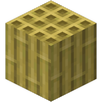 Блок обтесанного бамбука