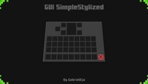 GUI SimpleStylized -     [1.21.3] [1.20.6] [1.19.4] [16x]