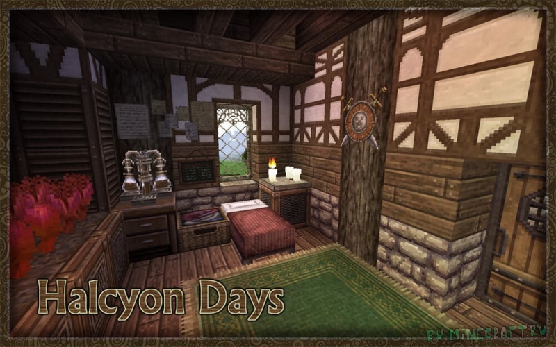 Halcyon Days 2gen - красивые средневековые текстуры [1.12.2] [32x]