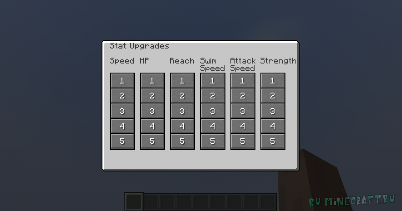Upgradable Stats -      [1.19.2]