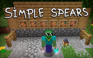 Simple Spears -   [1.21.1] [1.20.6] [1.19.4]