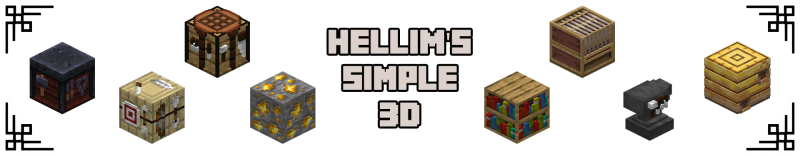 Hellim's 3D Blocks - 3    [1.20.4] [16x]