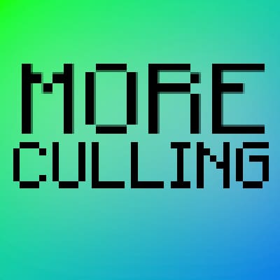 More Culling - оптимизация скрытых объектов [1.20.4] [1.19.4] [1.18.2]