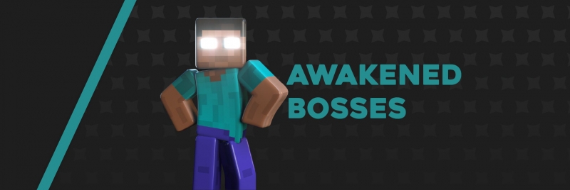 Awakened Bosses - херобрин босс [1.20.1] [1.19.4] [1.18.2] [1.16.5]