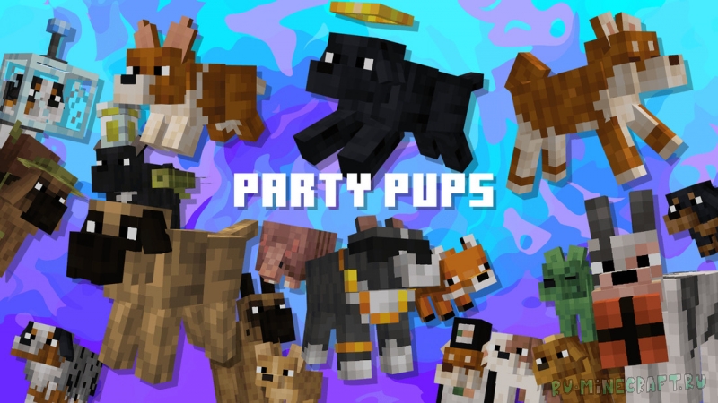 Party Pups -   () +   [1.20.4] [1.19.4] [16x]