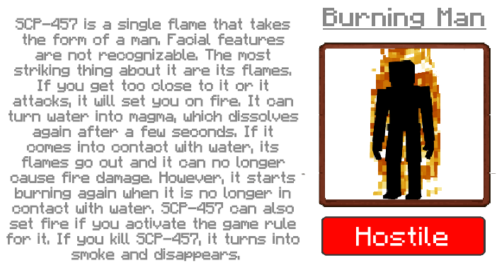 SCP-457 Burning Man -   [1.20.1] [1.19.2]