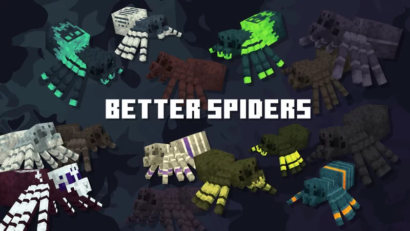 Better Spiders -    [1.20.1] [1.19.4] [1.18.2] [16x]