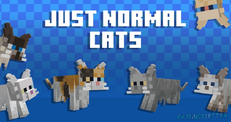 Just Normal Cats -    [1.21.1] [1.20.6] [1.19.4] [1.18.2] [16x]