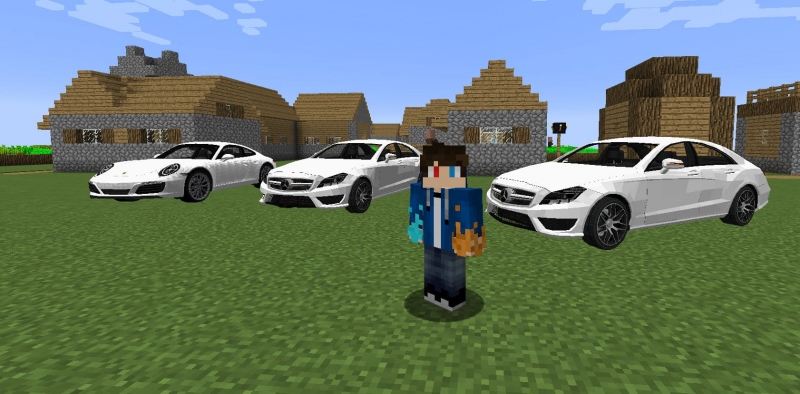 Porsche 911  Mercedes CLS 63 -     [1.12.2]