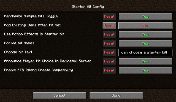 Starter Kit -     [1.21.1] [1.20.6] [1.19.4] [1.18.2] [1.16.5] [1.12.2]