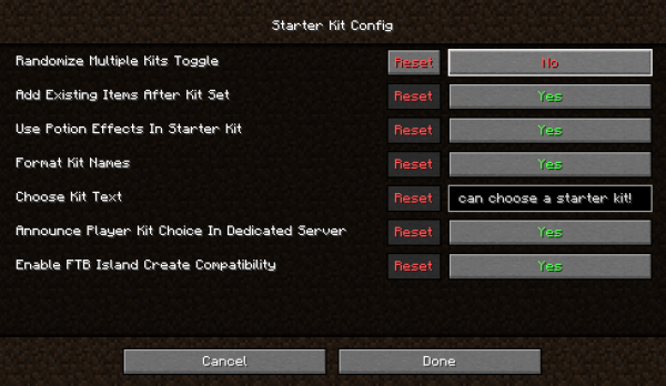 Starter Kit -     [1.21.1] [1.20.6] [1.19.4] [1.18.2] [1.16.5] [1.12.2]