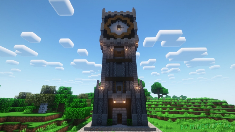 Villager Clock Tower -     [1.21.1] [1.20.6] [1.20.4] [1.20.1] [1.19.4]