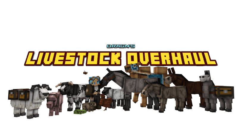 DragN's Livestock Overhaul! -    Minecraft [1.20.1] [1.18.2]