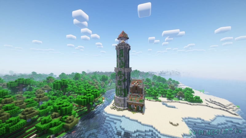 Ruined Lighthouse -   [1.21.4] [1.21.1] [1.20.6] [1.20.4] [1.20.1]