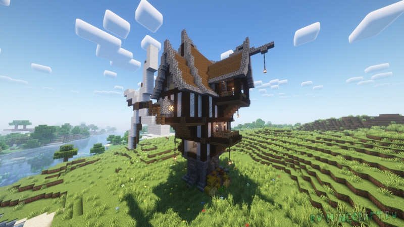 Villager Windmill -   [1.21.4] [1.21.1] [1.20.1]