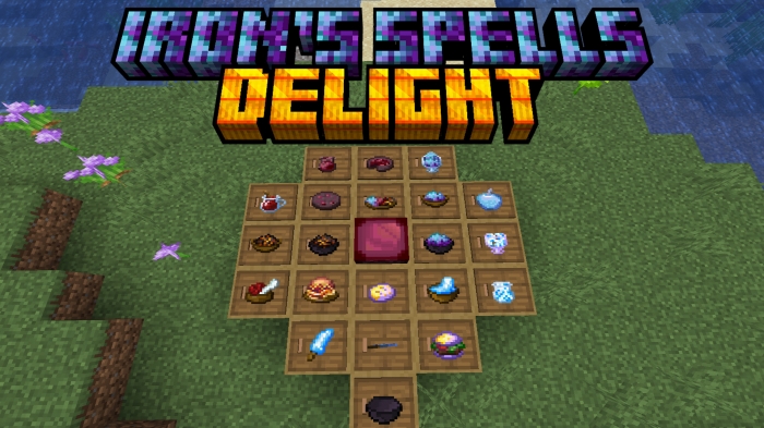 Iron's Spells Delight -  Iron's Spells 'n Spellbooks  Farmer's Delight [1.21.1] [1.20.1]