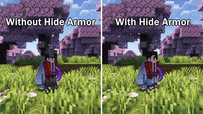 Hide Armor -  /  [1.21.4] [1.20.6] [1.19.4] [16x]