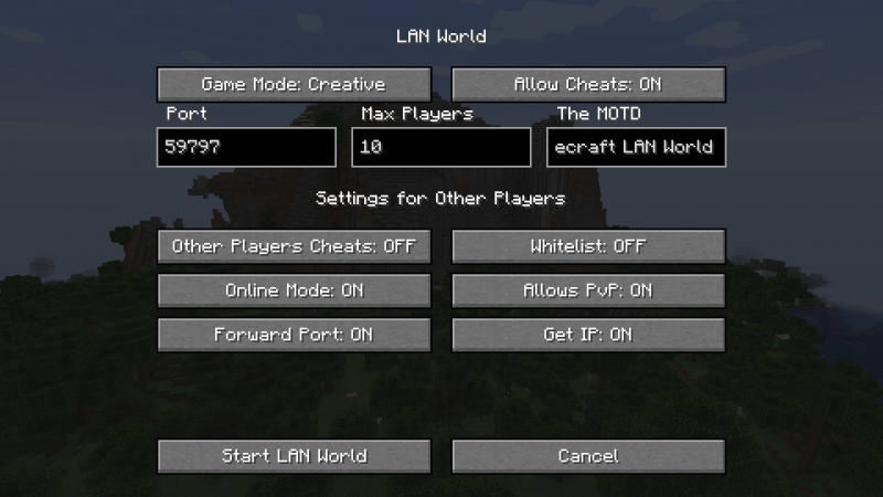 LAN World Plug-n-Play -     [1.21.4] [1.20.6] [1.19.4] [1.18.2] [1.16.5]