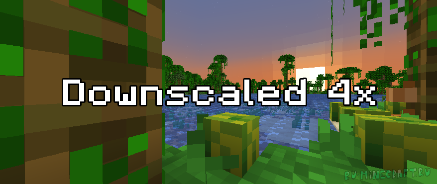 Downscaled 4x -    [1.21.5] [1.21.4] [4px]