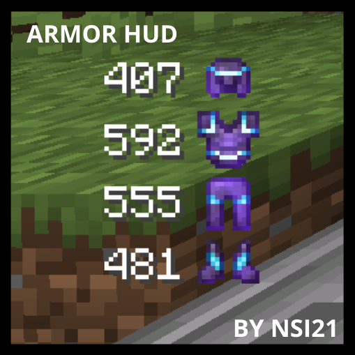 Armor Durability HUD -    [1.21.5]