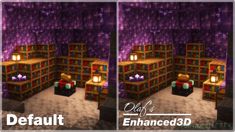 Olaf's Enhanced 3D -  3  [1.21.5] [1.20.6] [16x]