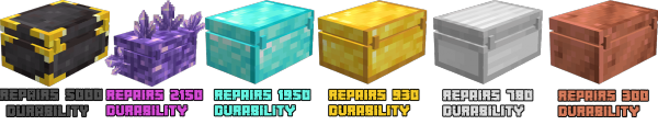 Iron Repair Kits -     [1.21.4] [1.20.6] [1.19.4] [1.18.2] [1.16.5]