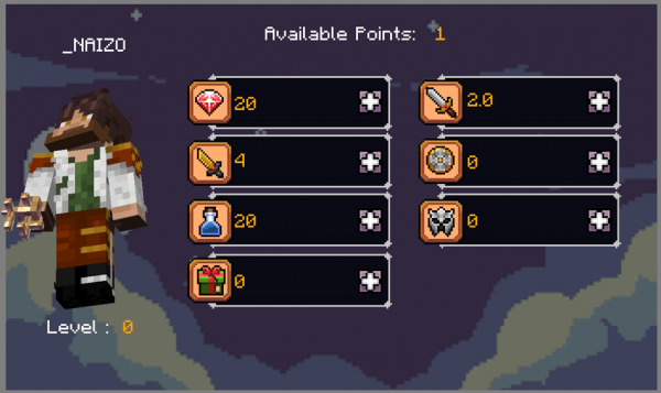 MOTP - RPG Player Leveling System - новая система повышения уровней [1.21.1] [1.20.6] [1.19.2] [1.18.2] [1.16.5]