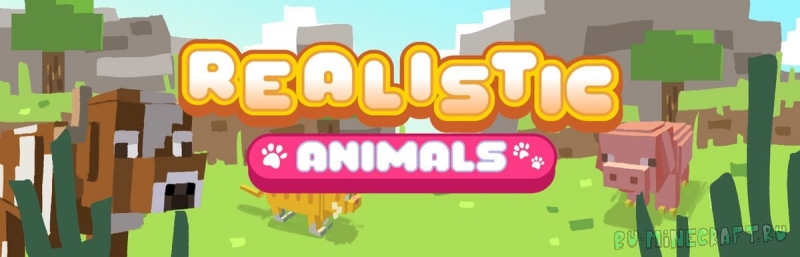 Realistic Animals -   [1.21.6] [1.20.6] [1.19.2] [1.16.5] [16x]