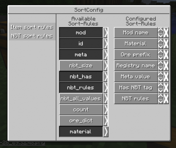 Inventory Bogo Sorter -   [1.12.2]