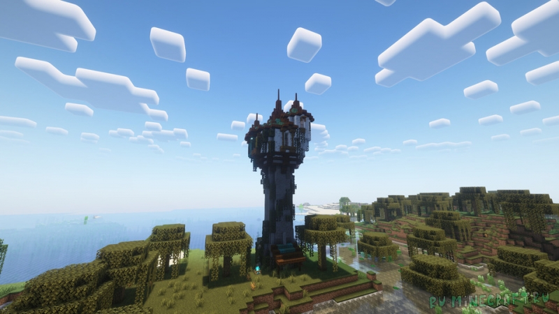 Witch Tower - башня ведьмы [1.21.4] [1.21.1] [1.20.1]