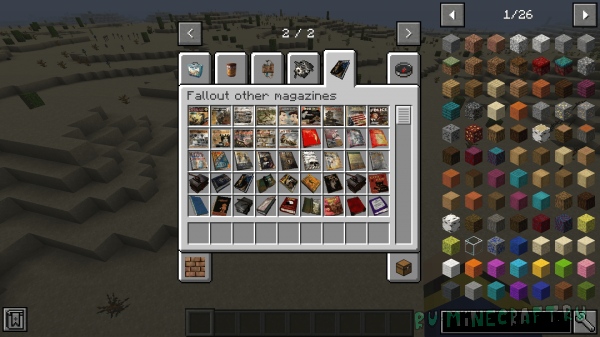 Fallout over items mod -     Fallout [1.16.5]