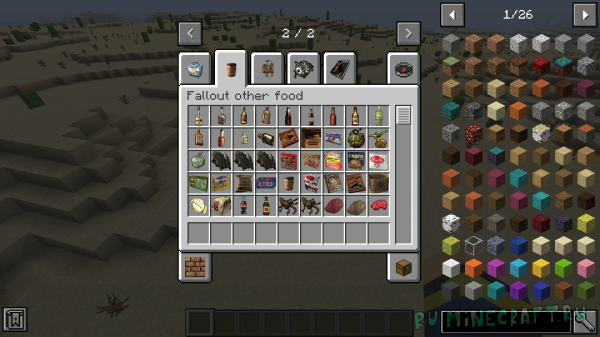 Fallout over items mod -     Fallout [1.16.5]