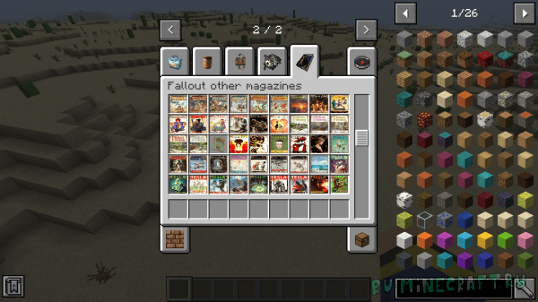 Fallout over items mod -     Fallout [1.16.5]