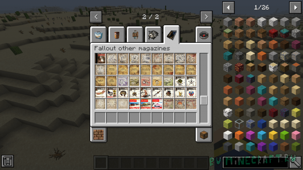 Fallout over items mod -     Fallout [1.16.5]