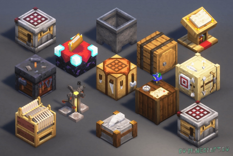 Actually 3D Workbenches - 3   [1.21.8] [1.21.5] [16x]