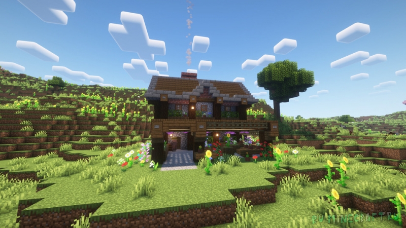 Villager Flower House -   [1.21.8] [1.21.4] [1.21.1] [1.20.1]