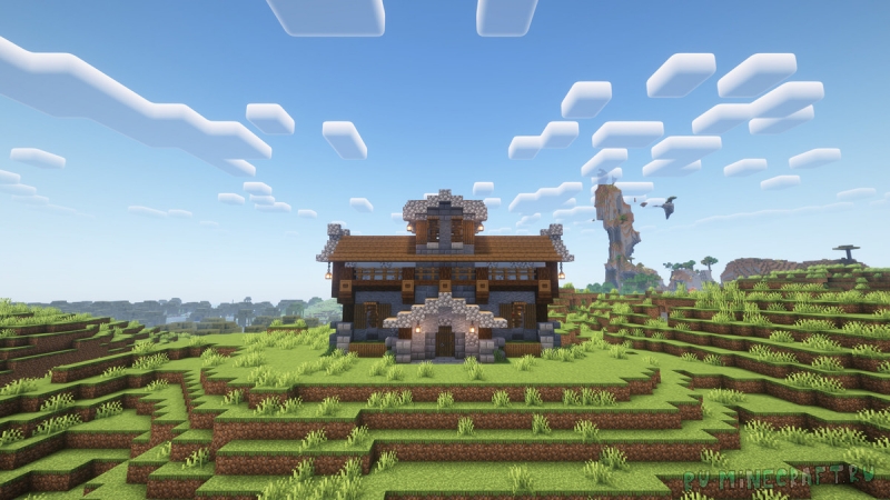 Villager Cleric House -   [1.21.8] [1.21.4] [1.21.1] [1.20.1] [1.16.5]