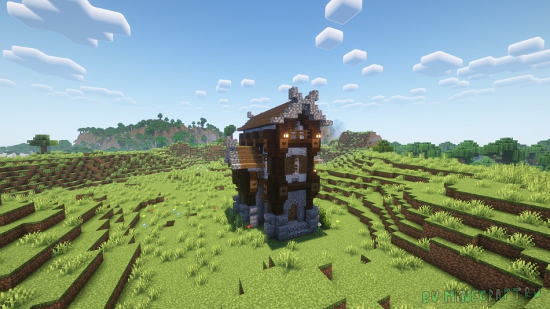 Villager Cartographer House -   [1.21.8] [1.21.1] [1.20.1] [1.16.5]