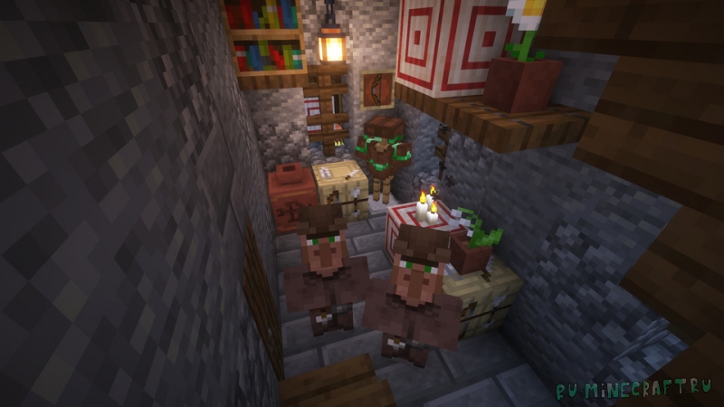 Villager Fletcher House -   [1.21.8] [1.21.4] [1.21.1] [1.20.1] [1.19.2] [1.16.5]