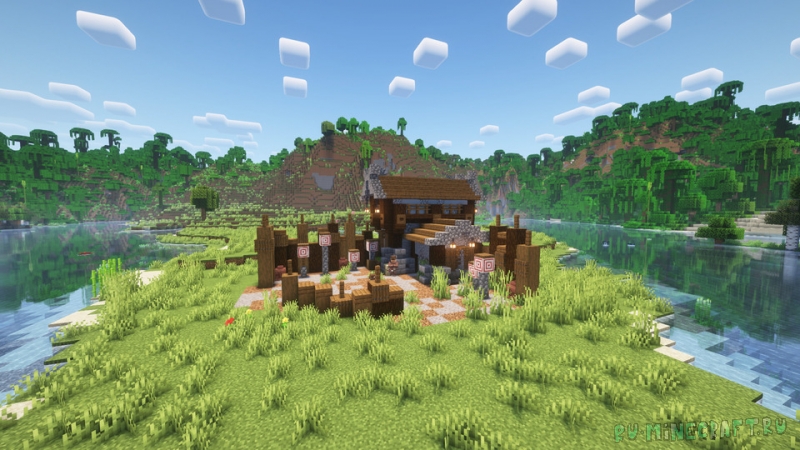 Villager Fletcher House -   [1.21.8] [1.21.4] [1.21.1] [1.20.1] [1.19.2] [1.16.5]