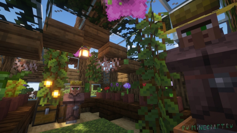Small Villager Greenhouse -   [1.21.8] [1.21.4] [1.21.1] [1.20.1] [1.16.5]