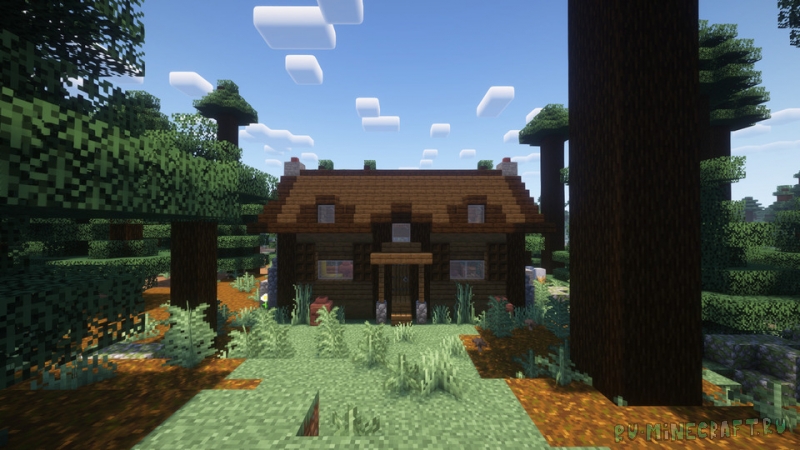 Taiga Survival House -     [1.21.8] [1.21.4] [1.21.1] [1.20.1]