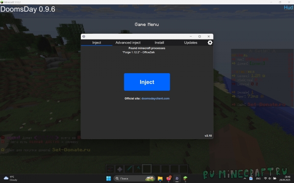 DoomsDay client -  - [1.21.8] [1.20.1] [1.19.2] [1.12.2]