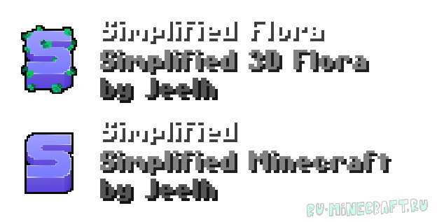 Simplified Flora -   [1.21.10] [1.21.8] [16x]