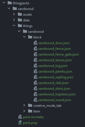 Json Things -    [1.21.8] [1.21.4] [1.20.6] [1.19.4] [1.18.2] [1.16.5]
