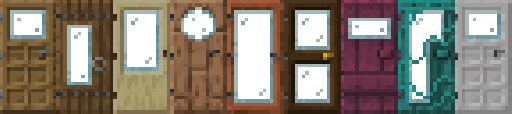 Glass Door & Trapdoor -     [1.20.6] [1.19.4] [1.18.2] [1.16.5] [16x]