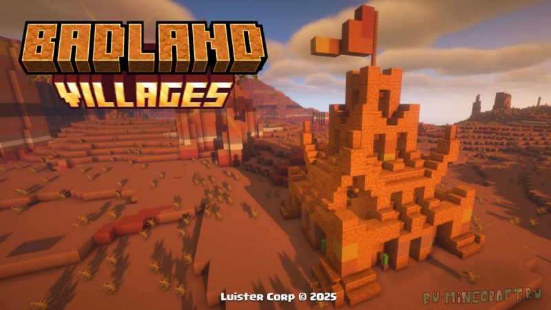 Badland Villages &#127964;&#65039; -    [1.21.10] [1.21.8] [1.21.5] [1.21.1] [1.20.1]