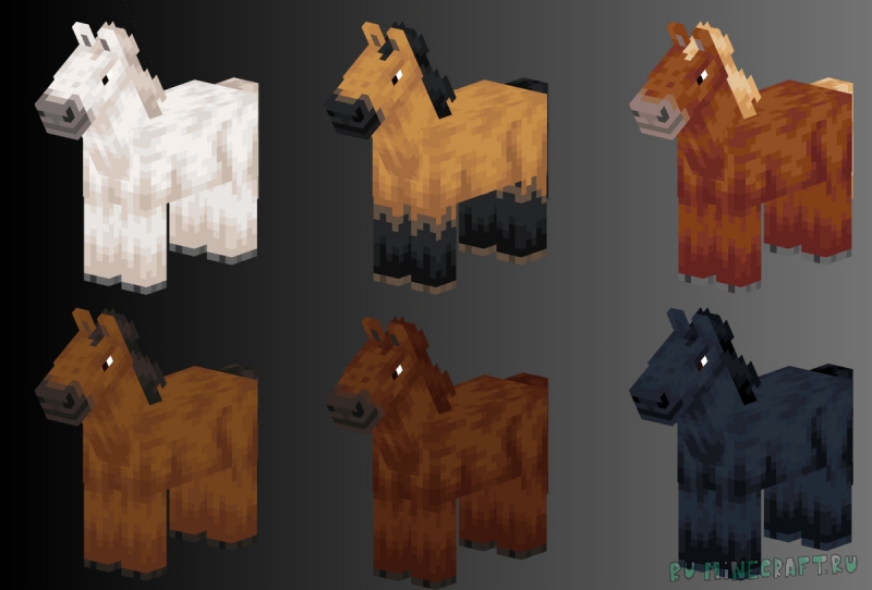 Prettier Horses -    [1.21.10] [1.20.6] [1.19.4] [1.16.5] [16x]