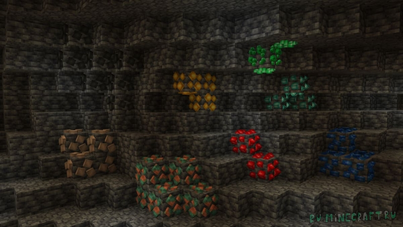 Sable's 3d Ores -  3  [1.21.10] [1.21.9] [16x]
