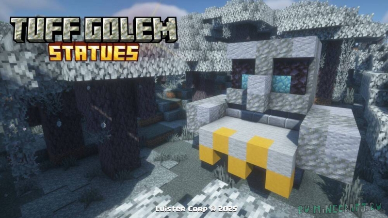Tuff Golem Statues -   [1.21.10] [1.21.8] [1.21.4] [1.21.1] [1.20.1]